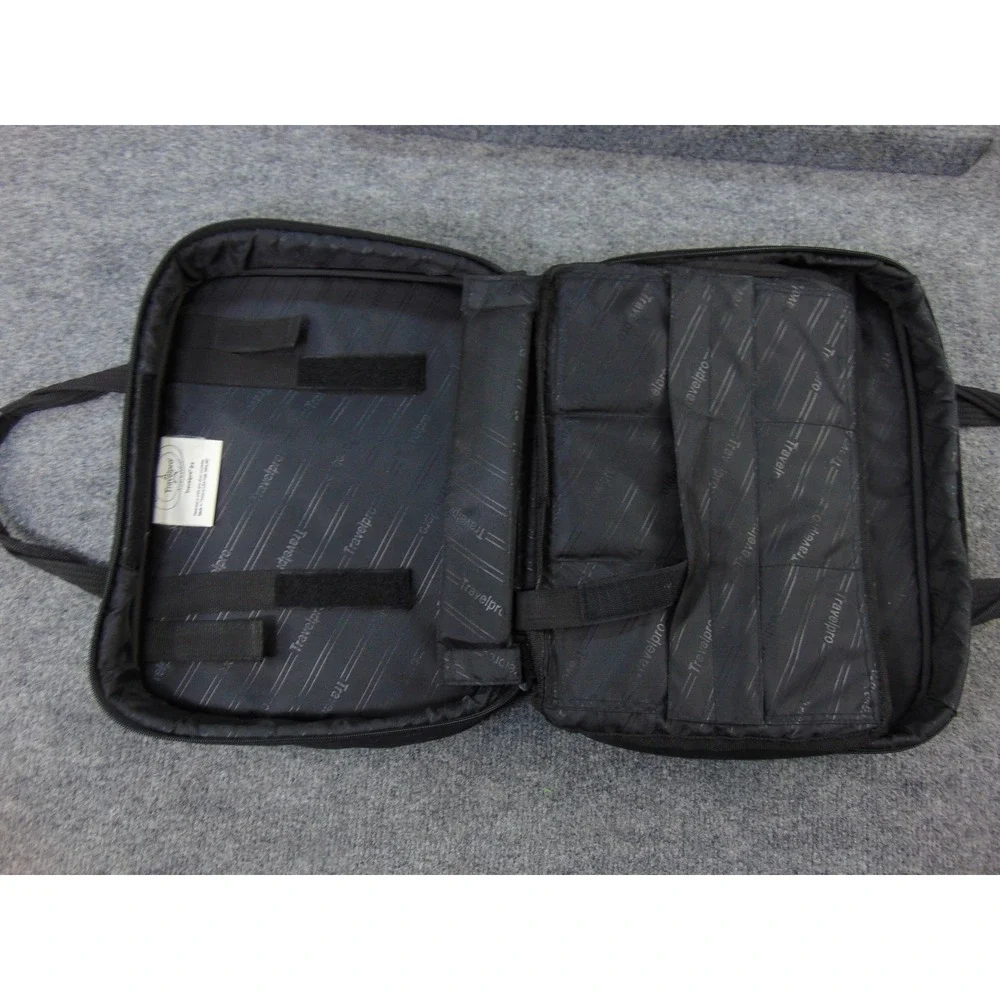 Travelpro Attachables Mens B4 Black Solid Organizer Briefcase Work Travel Bag